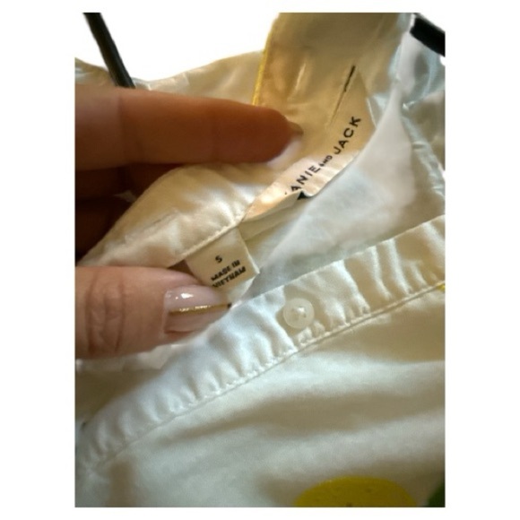 Janie & Jack Embroidered Pineapple Dress size 5 - Picture 5 of 5